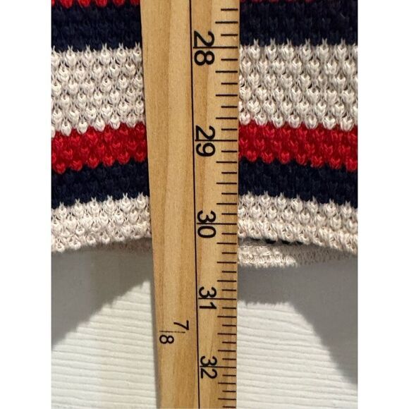Show Me Your Mumu Patriot Red, White & Blue Striped Knit Teeny Dress Women's M - Picture 10 of 12